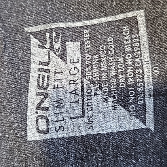 O'Neil large gray slim fit short sleeve shirt - Picture 5 of 5